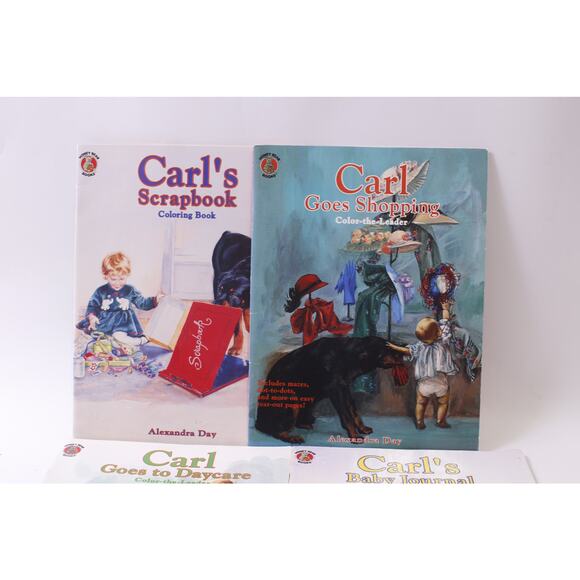 Alexandra Day, Carl, Coloring Book, Lot, Honey Bear, Activity, ~ 251107-WH 1394 - Picture 2 of 7